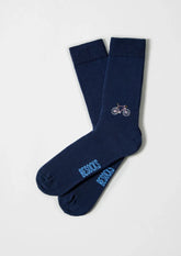 Chaussettes en coton - BeBicycle Bleu